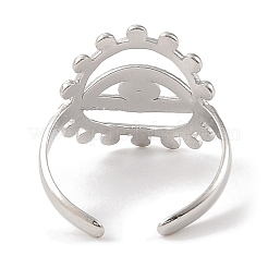 Bague ouverte en acier inoxydable 304 pour femme&nbsp;RJEW-F166-02P-02