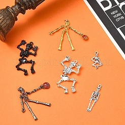 12 juego de colgantes de aleación de Halloween de 6 estilos&nbsp;FIND-YW0006-25