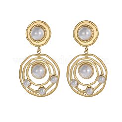 Pendientes colgantes de acero inoxidable 304&nbsp;STAS-OY010-62G