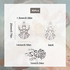Tibetischer stil Aluminium Anhänger & Charms&nbsp;PALLOY-SC0004-08