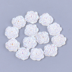 Cabochons rhinestone di resina&nbsp;CRES-T012-02