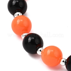 5 Stück 5 Farben Halloween-Charm-Armbänder aus Legierung&nbsp;BJEW-JB12055