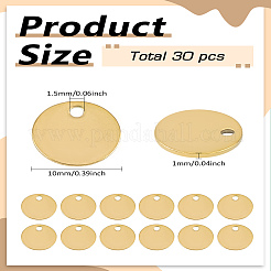 30 pz ciondoli in acciaio inossidabile 304&nbsp;STAS-LP0002-78