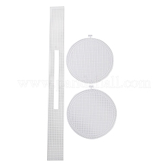 DIY-Sets zum Herstellen runder Strick- und Häkeltaschen aus Kunststoff&nbsp;DIY-H169-10A