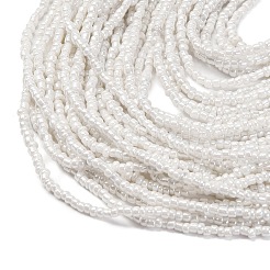 Mehrreihige Halsketten aus Glassperlen im Bohème-Stil für Damen&nbsp;NJEW-G149-01D