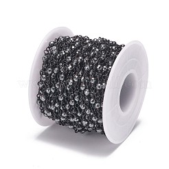 Chaînes à perles synthétiques non magnétiques fabriquées à la main&nbsp;CHC-F007-16B-02