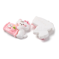 Cabujones de resina opaca con tema de gato&nbsp;CRES-Z010-01C
