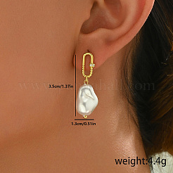 Elegantes pendientes colgantes de latón&nbsp;AI3565-4