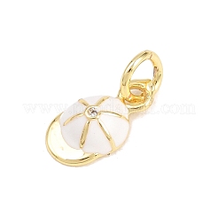 Ottone micro spianare pendenti zirconi&nbsp;KK-H273-32G-01