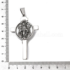 Grands pendentifs en acier inoxydable 304&nbsp;LS-STAS-Z169-02AS