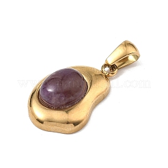 Natürlichen Amethyst Edelsteinanhänger&nbsp;G-C278-01G-10