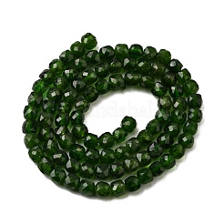 Natürliche grüne Diopsidperlenstränge&nbsp;G-F799-D01-01