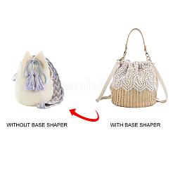 Pu-leder oval langer boden für strickbeutel&nbsp;FIND-WH0043-56B