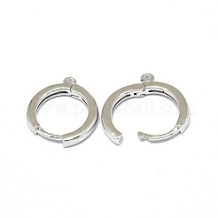 Reperti per orecchini a cerchio huggie in ottone&nbsp;PALLOY-F249-19P