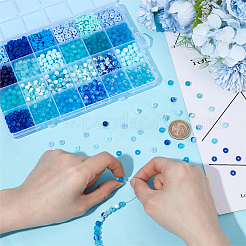 Kits de perles rondes et plates à faire soi-même&nbsp;DIY-PH0030-85B