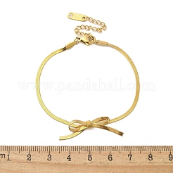 304 Edelstahl Fischgrätenketten Armbänder&nbsp;BJEW-C084-01G