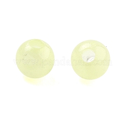Perles acryliques lumineuses opaques&nbsp;OACR-G038-06F