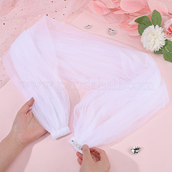 Abnehmbare Brautspitzenschals aus Polyester&nbsp;AJEW-WH0348-22A