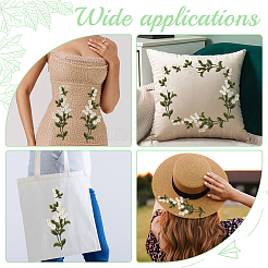 Blumen-Applikationen aus Polyester zum Aufnähen&nbsp;DIY-WH0308-606