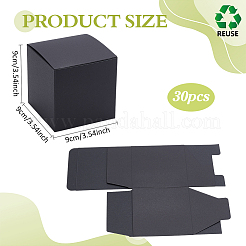 Scatole regalo portaoggetti in carta kraft&nbsp;CON-WH0110-016A