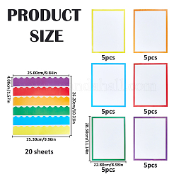 Autocollants adhésifs en papier enduit&nbsp;DIY-WH0899-964