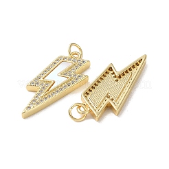 Ottone micro spianare pendenti zirconi&nbsp;KK-B083-07G