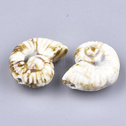 Perles en porcelaine manuelles&nbsp;LS-PORC-S498-32F