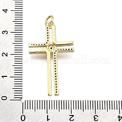 Ottone micro spianare pendenti zirconi&nbsp;KK-Z100-26G