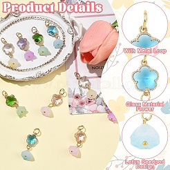 10 Stück Anhänger aus Glas&nbsp;PALLOY-YW00219