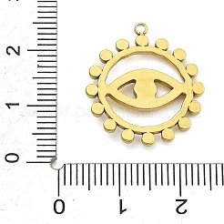 Ionenplattierung (IP) 304 Edelstahl-Strassanhänger&nbsp;STAS-U034-03G
