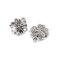 Style tibétain breloques de fleurs en alliage&nbsp;PALLOY-A024-20AS-1