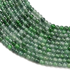 Natürliche myanmarische Jade / burmesische Jade-Perlenstränge&nbsp;G-A322-A02-2mm