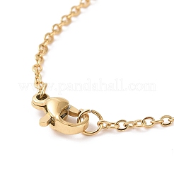Orecchini a bottone e collana con ciondolo a forma di stella di David in acciaio inossidabile 304&nbsp;AJEW-B019-02