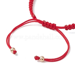 Herstellung von Armbändern aus geflochtenen Polyesterperlen&nbsp;AJEW-JB01250