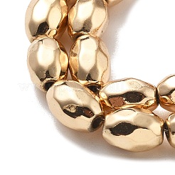 Synthétiques magnétiques perles hématite brins&nbsp;G-P518-07KCG