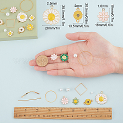 Kits de pendientes de flores para hacer uno mismo&nbsp;DIY-SC0014-44
