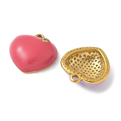 Pendentifs en acier inoxydable 304 émaillés&nbsp;STAS-K306-28G