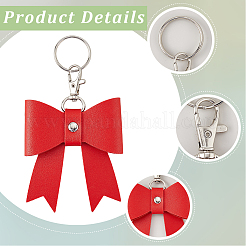 Llaveros de cuero de la pu&nbsp;KEYC-WH20816-001P-B