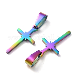 Ionenplattierung (IP) 304 Edelstahlanhänger&nbsp;STAS-P253-13MC