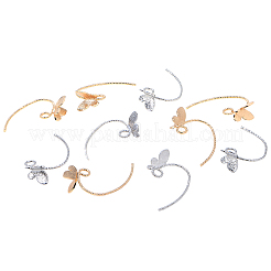 Ganci di orecchini in ottone&nbsp;KK-BC0006-49