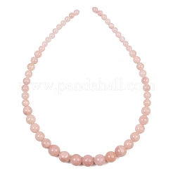 Rangs de perles de jade mashan naturel de taille dégressive&nbsp;GG-CBA2AE1-A08-F