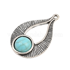 Pendentifs en alliage de style tibétain&nbsp;AL-CBA1187-12AS