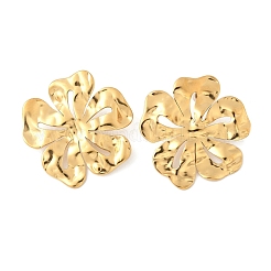Orecchini a bottone in acciaio inossidabile 304 per donna&nbsp;EJEW-K302-04G