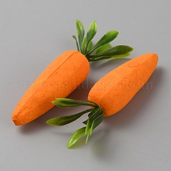 Ostern-Motiv imitierte Karottenschaum- und Kunststoffdekorationen&nbsp;DJEW-WH0042-55