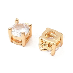 Colgante micropavé cubic zirconia de latón&nbsp;KK-D382-04G-02