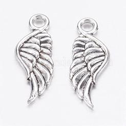 Pendentifs d'aile en alliage de zinc de style tibétain&nbsp;X-TIBEP-R334-382AS-RS