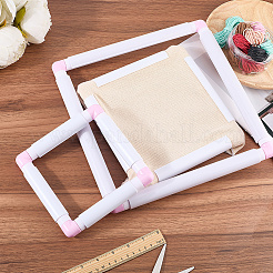 3 Stück 3 Stile Kunststoff Kreuzstich Stickrahmen&nbsp;DIY-CP0012-44B