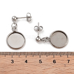 Ohrstecker-Anhänger aus Edelstahl & Ohrstecker-Anhänger & Ohrstecker-Anhänger&nbsp;STAS-XCP0001-82