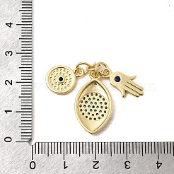 Ottone micro spianare pendenti zirconi&nbsp;KK-H267-086G