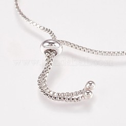 Braccialetti in ottone con catena a scatola&nbsp;BJEW-K180-02-02A
